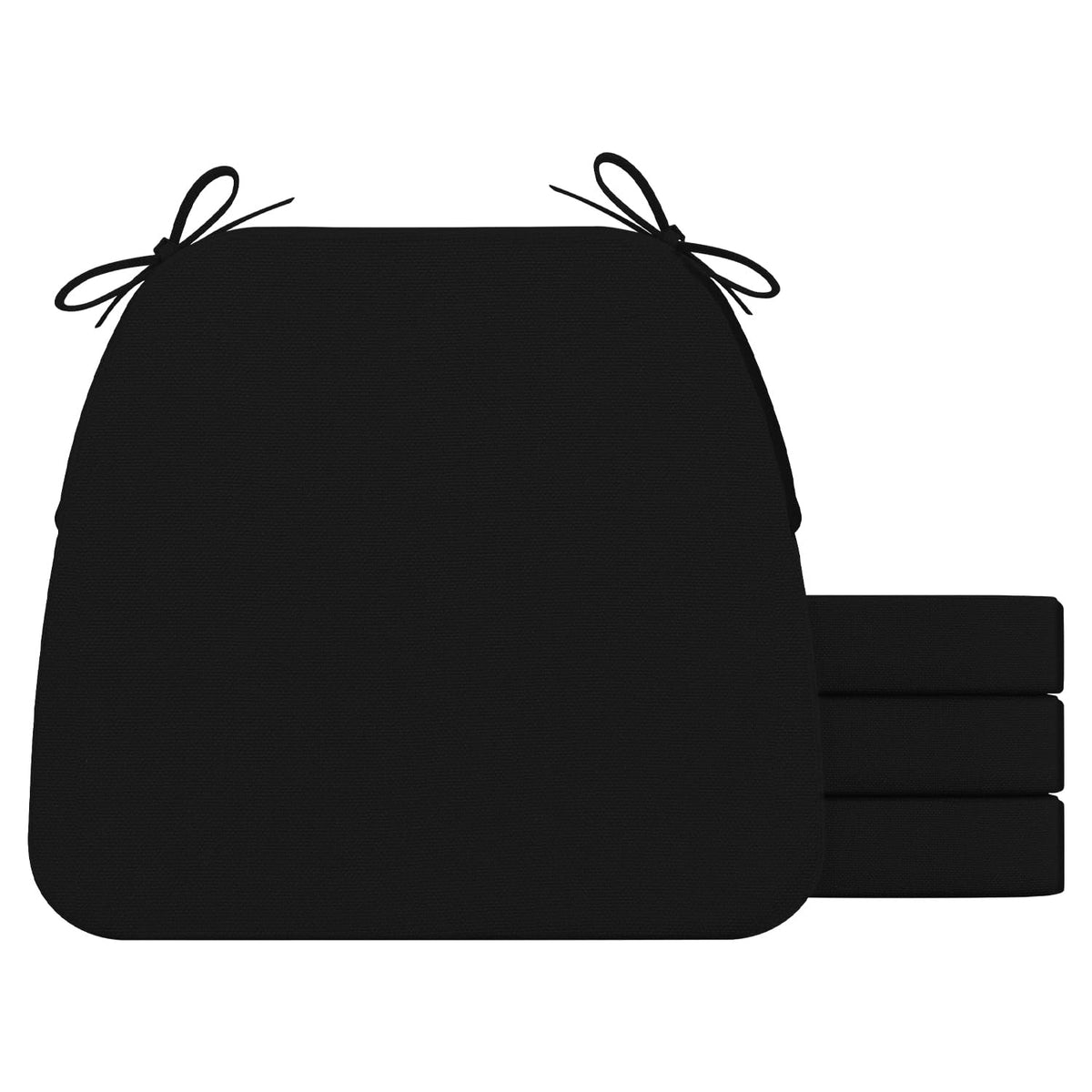 AAAAAcessories D-shaped cushion top view provides soft, even support.