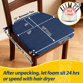 AAAAAcessories blue D-Shaped cushion non-slip base demonstrates stability
