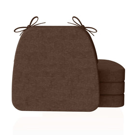 AAAAAcessories D-shaped chair cushion close-up highlighting foam support for posture.