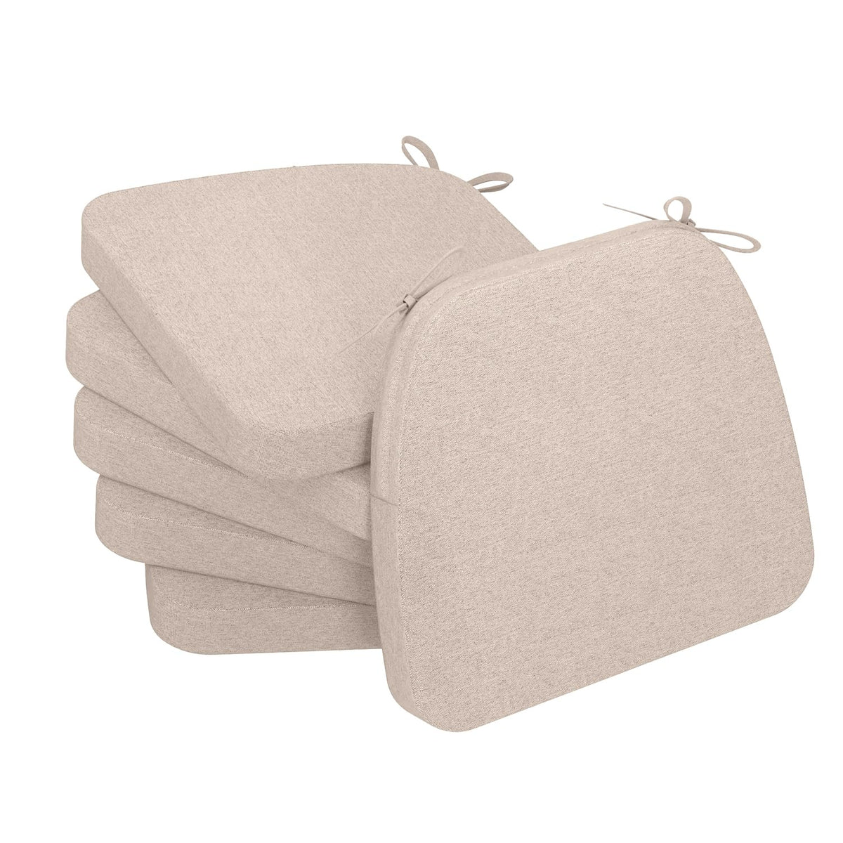 AAAAAcessories D-shaped chair cushions for ergonomic dining comfort