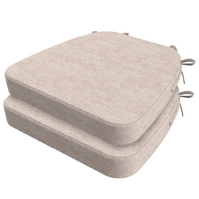AAAAAcessories D-shaped seat cushion foam provides ergonomic support during dining.