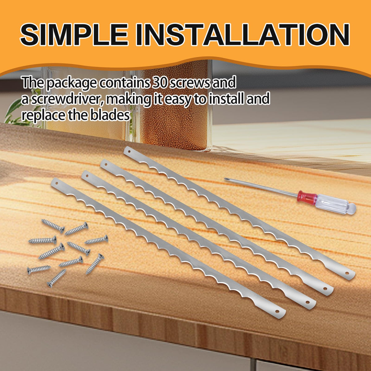 AAEJE anti-cut safety guard protects hands during blade installation