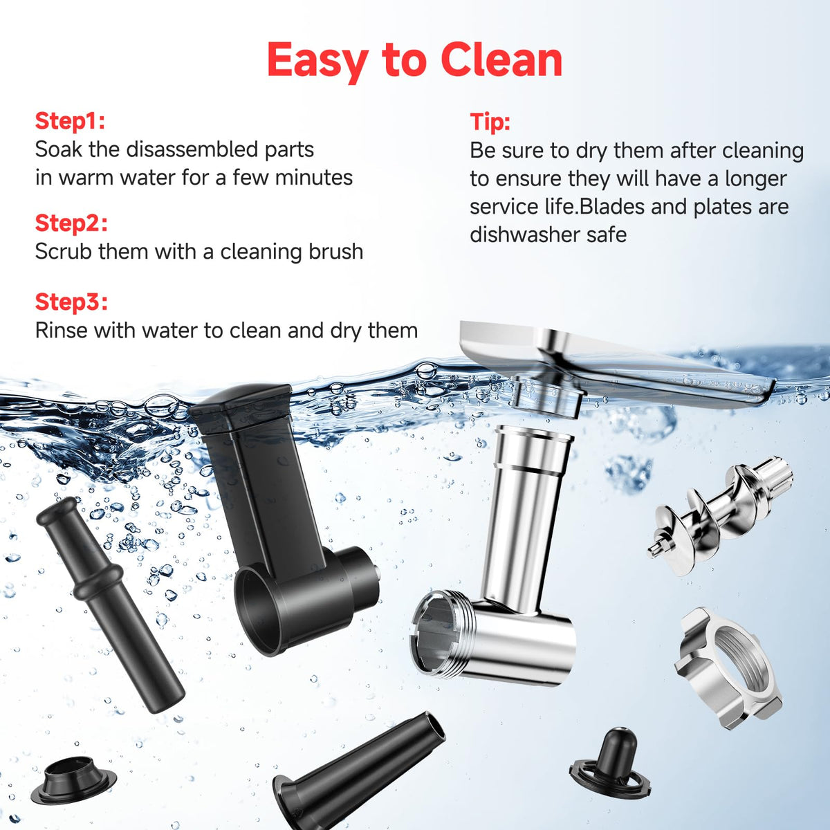AAOBOSI built-in storage keeps all accessories neatly organized.