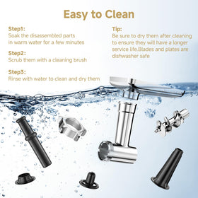 AAOBOSI dishwasher-safe parts simplify cleanup after use