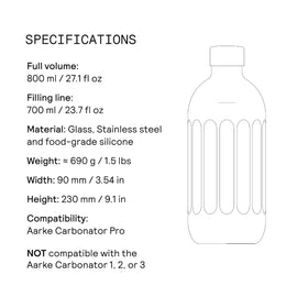 Aarke bottle built for daily-use durability and reliability.