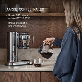 Aarke 360° filter basket enables even extraction for richer flavors