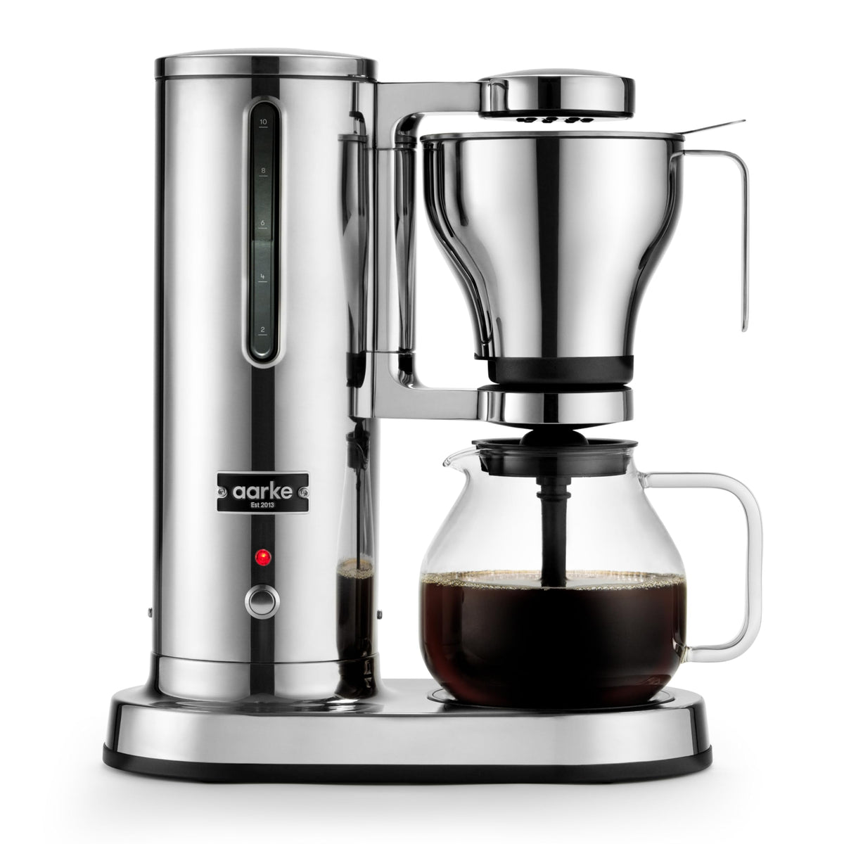 Aarke coffee maker electric drip brewer with precise temperature control on a counter