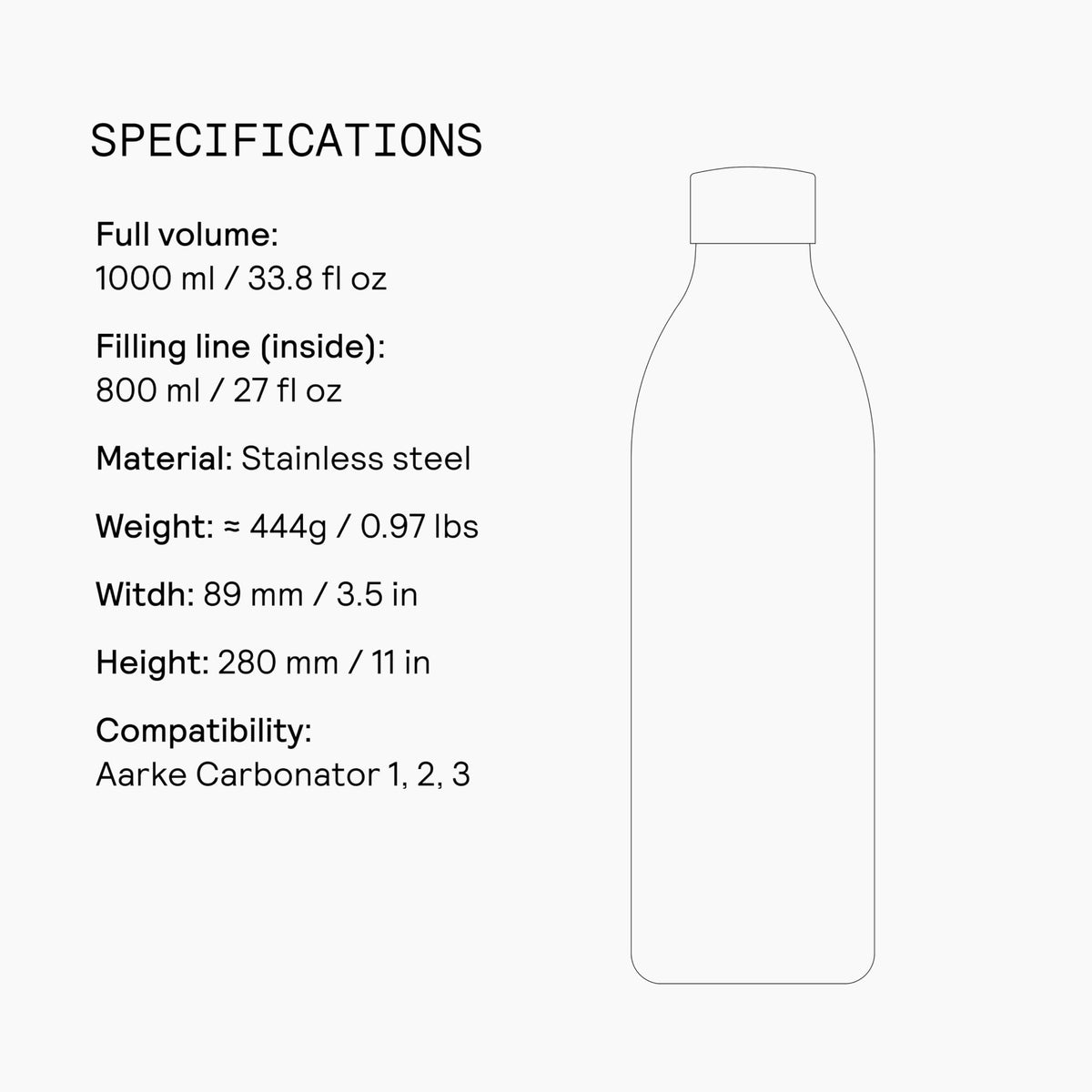 Aarke insulated travel design keeps drinks cold while on the move.