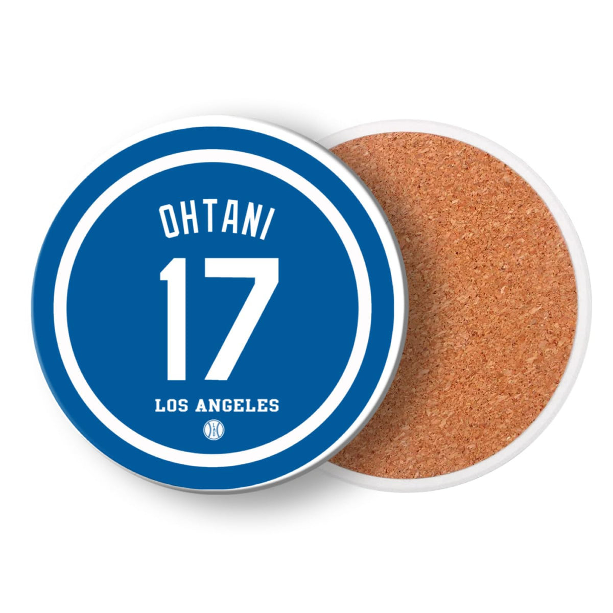 AARONIE Dodger coaster large 4.2 inch size accommodates most mugs and tumblers.