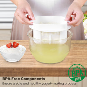 Aastrogleam inner strainer with ultra-fine mesh for thick yogurt