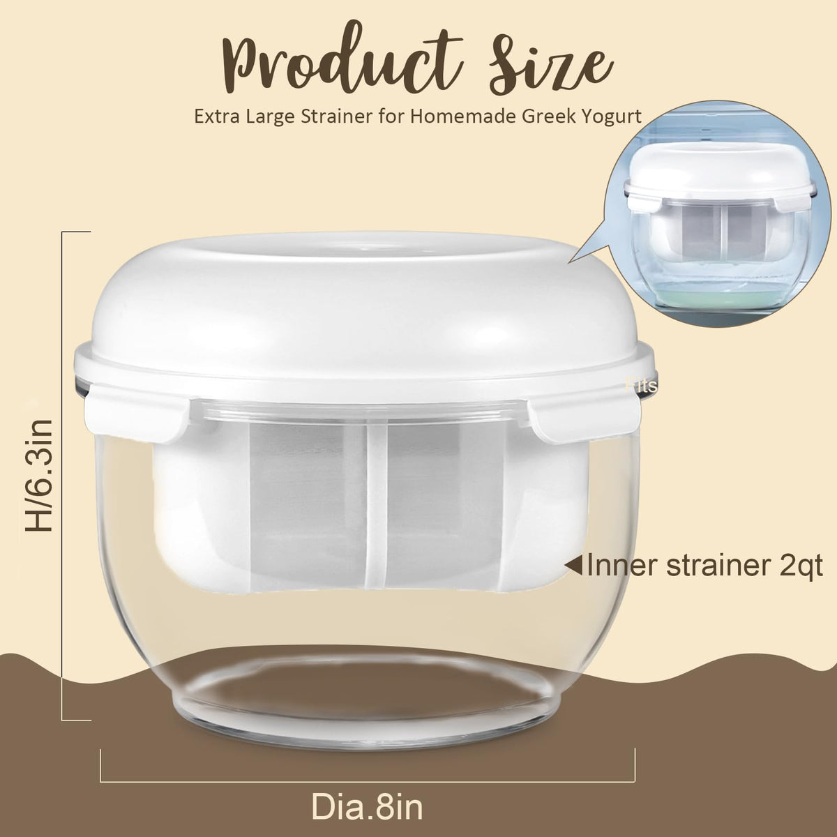Aastrogleam stackable design saves fridge space