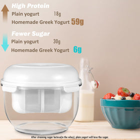 Aastrogleam thick Greek yogurt after filtration