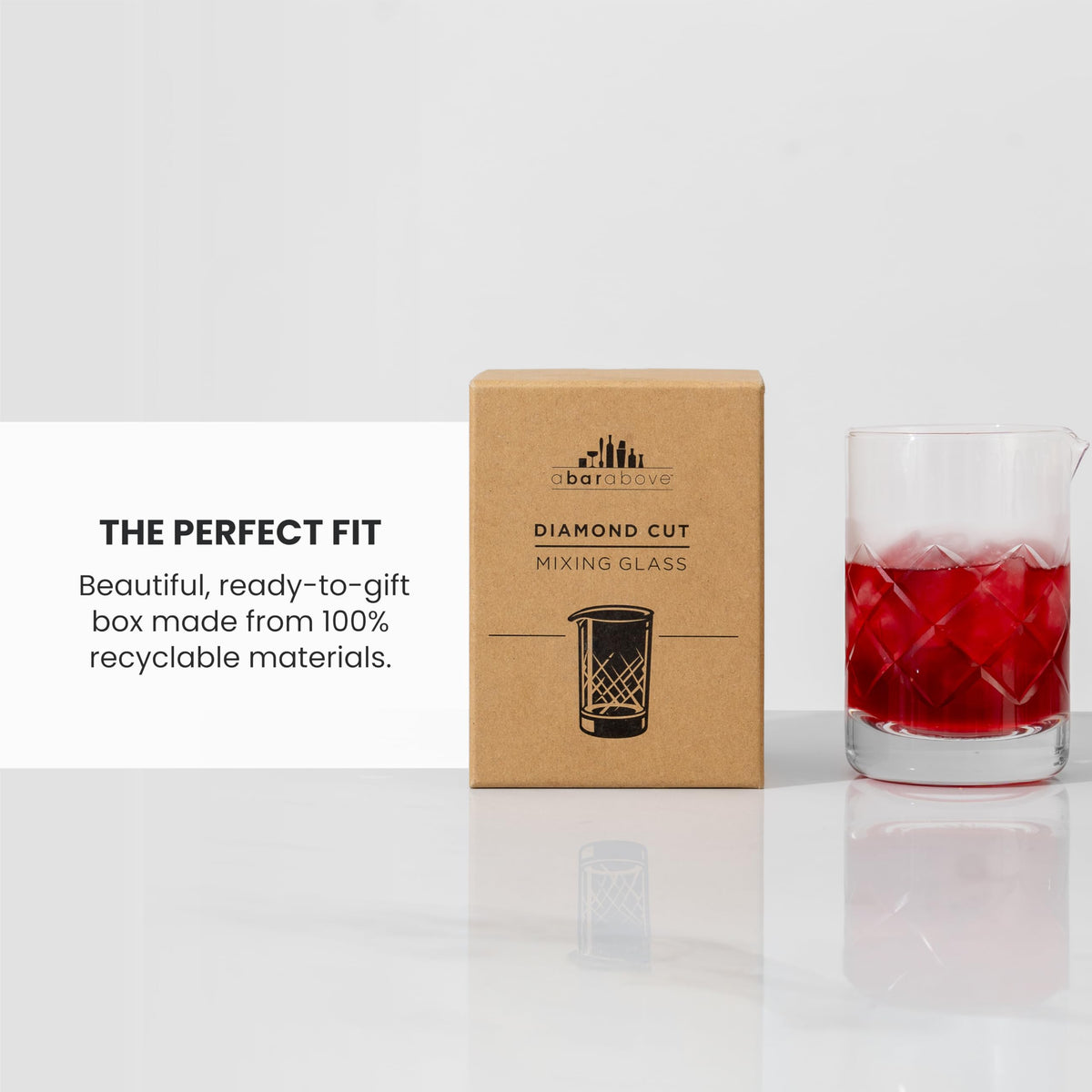 Crystal clarity lets you watch dilution and texture in real time