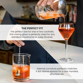 Ergonomic interior design supports smooth, controlled stirring motions