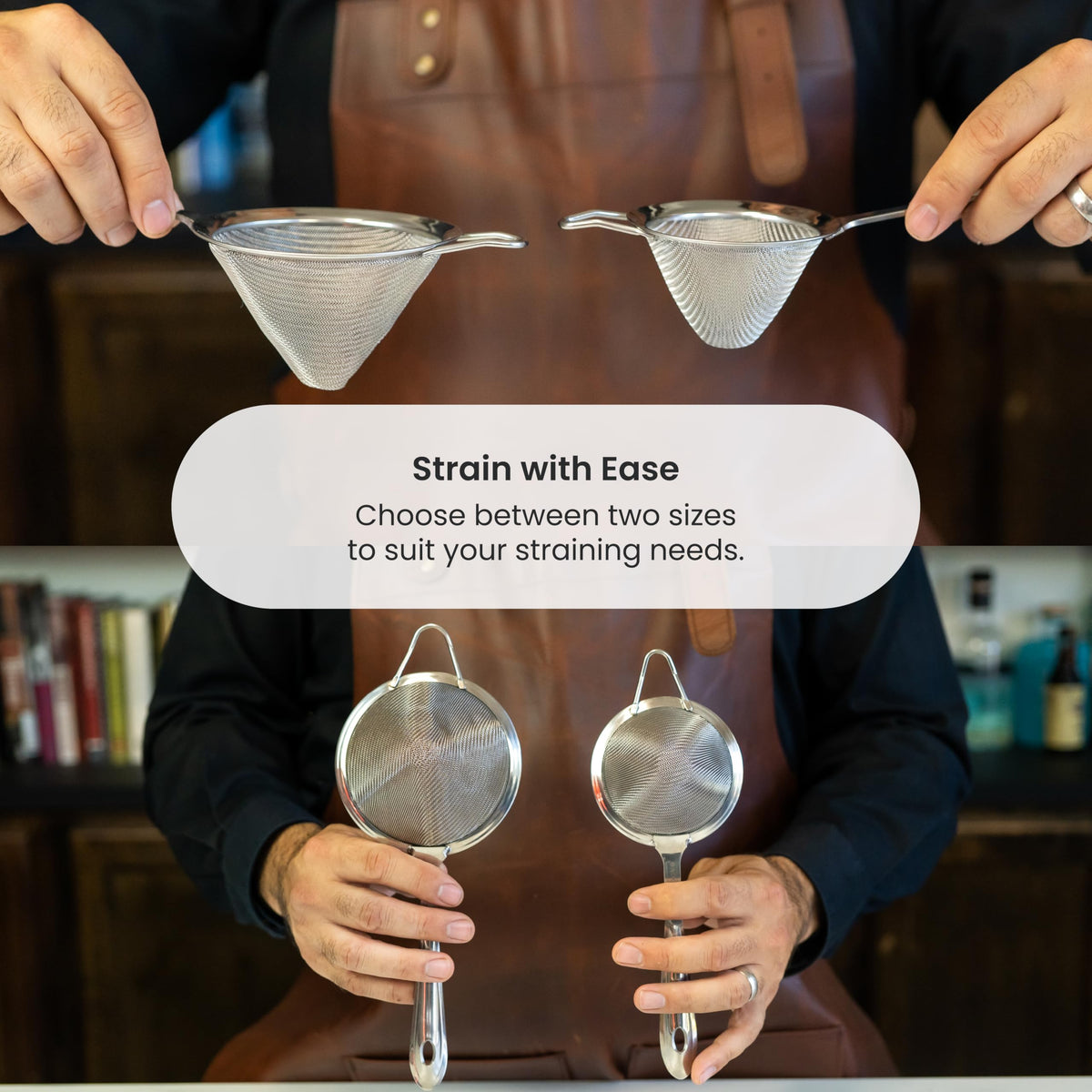 A Bar Above multi use strainer for syrups and sauces