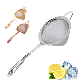 A Bar Above stainless steel conical mesh strainer for precise filtration and fast pours