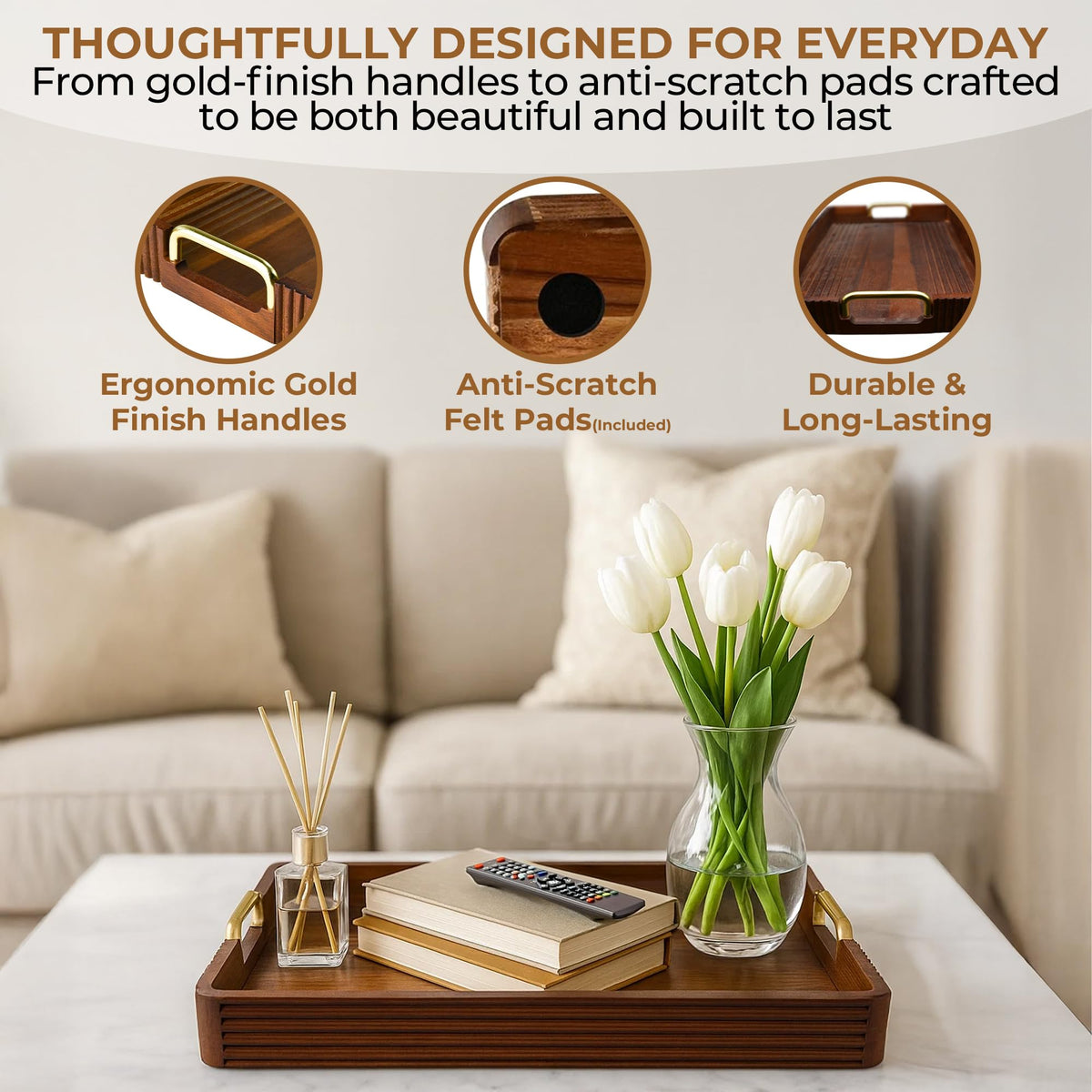 Abawi Nexus acacia wood tray care guide for long-lasting beauty.