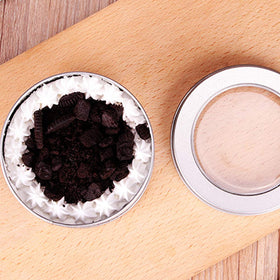 Abgream metal tins ideal for candy, samples, or small cosmetics.