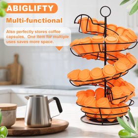 Abiglifty multi-use kitchen organizer enhances countertop organization and style