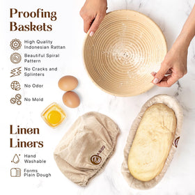 ABIOTO baking mat provides a clean workspace during shaping and transfers.