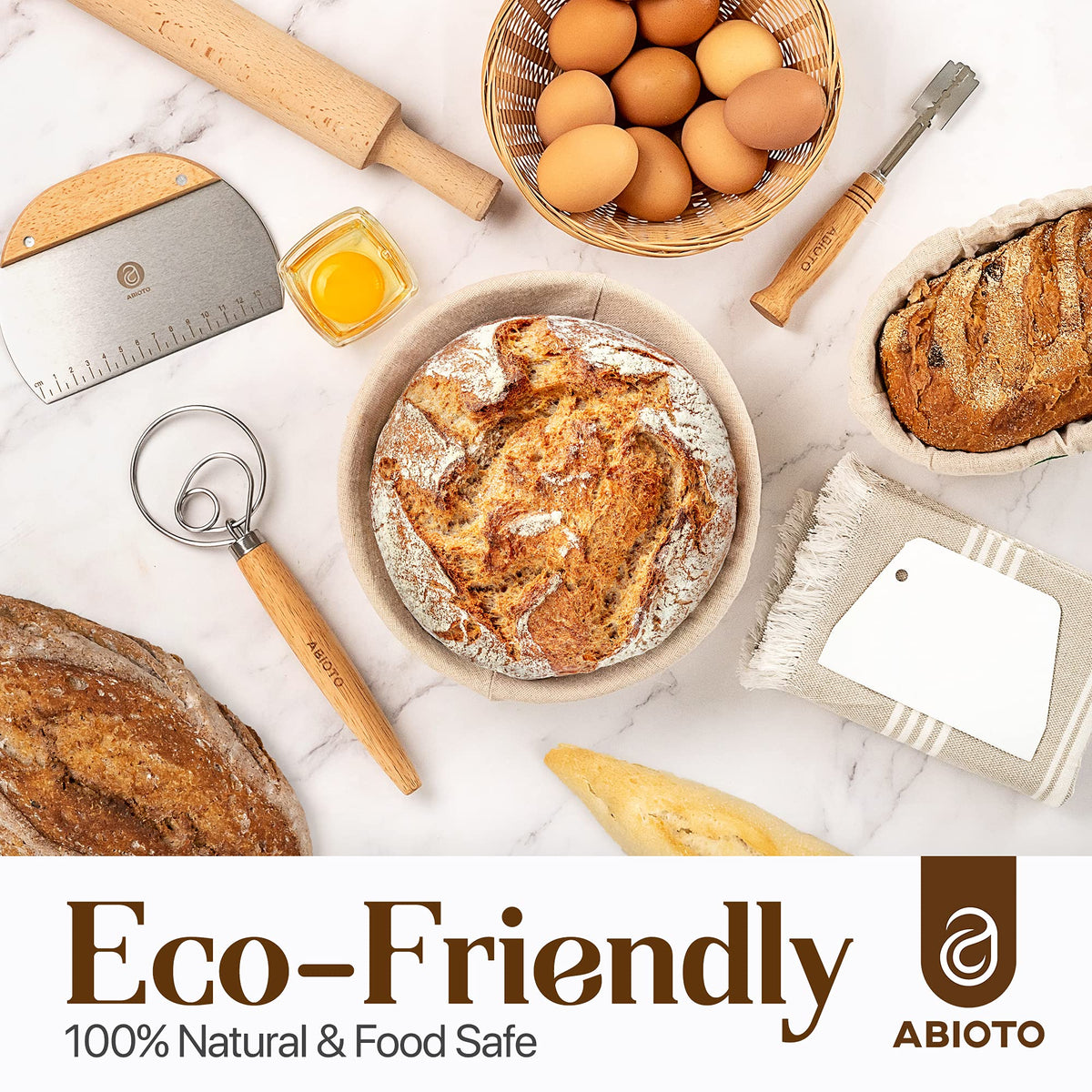 ABIOTO 14-piece kit supports beginners in every step of bread making