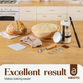 Abioto complete sourdough kit box with all essential tools.