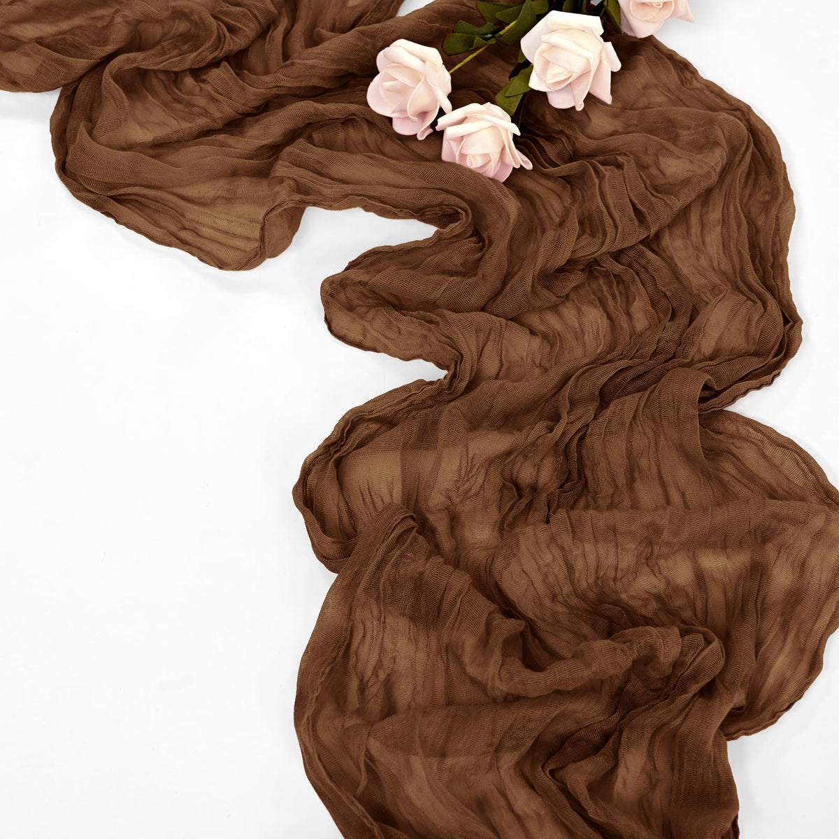 ABKLESACH boho wedding table runner enhances dessert backdrops and photo booths.
