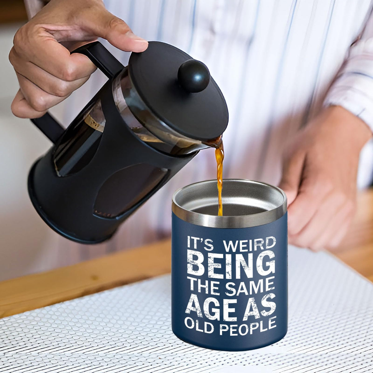 Abledn sliding lid in action for mess-free sipping
