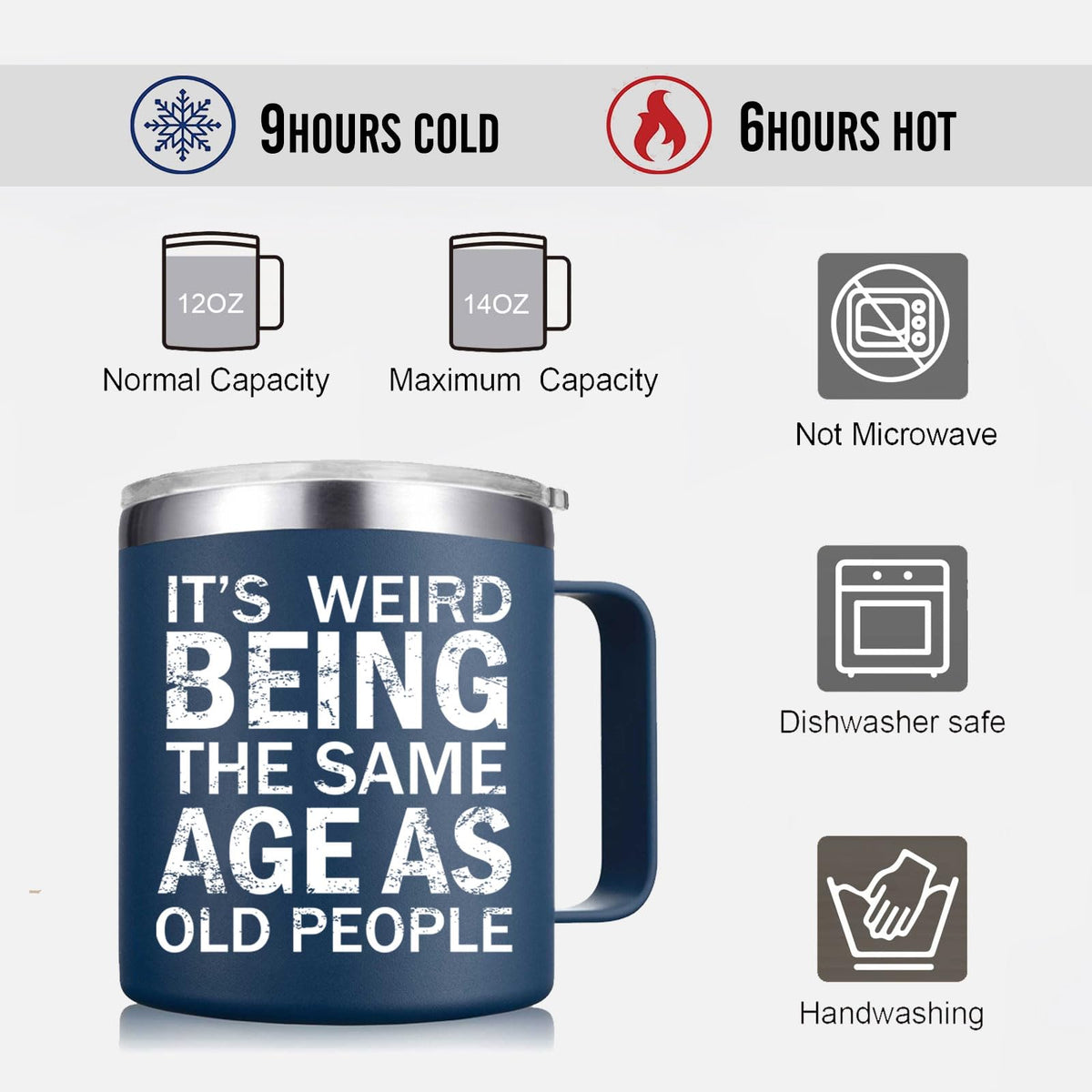 Abledn mug with leak-proof lid ideal for travel