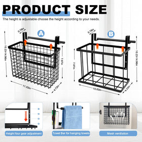 Aboevnc over-cabinet storage setup saving counter space in compact kitchens
