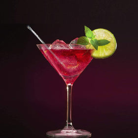 ABSOK ball-top crystal swizzle stick, 18 cm, blends flavors in cocktails.