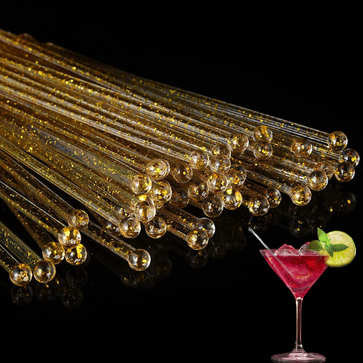 ABSOK disposable stirrers 100-pack for easy cleanup.