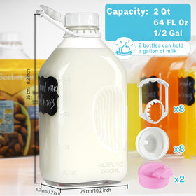 Absovetu measurement marks show exact volumes for portion control