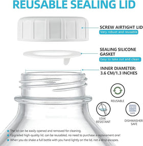 Absovetu odorless BPA-free glass bottles for safe, residue-free storage