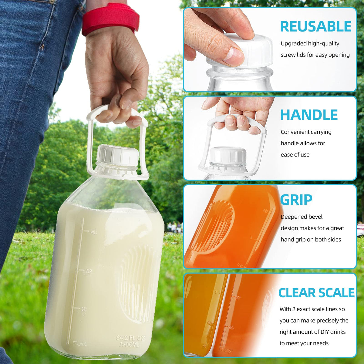 Absovetu pink pour spouts provide tidy, controlled pouring