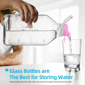 Absovetu refrigerator-door-friendly size fits on shelves and doors