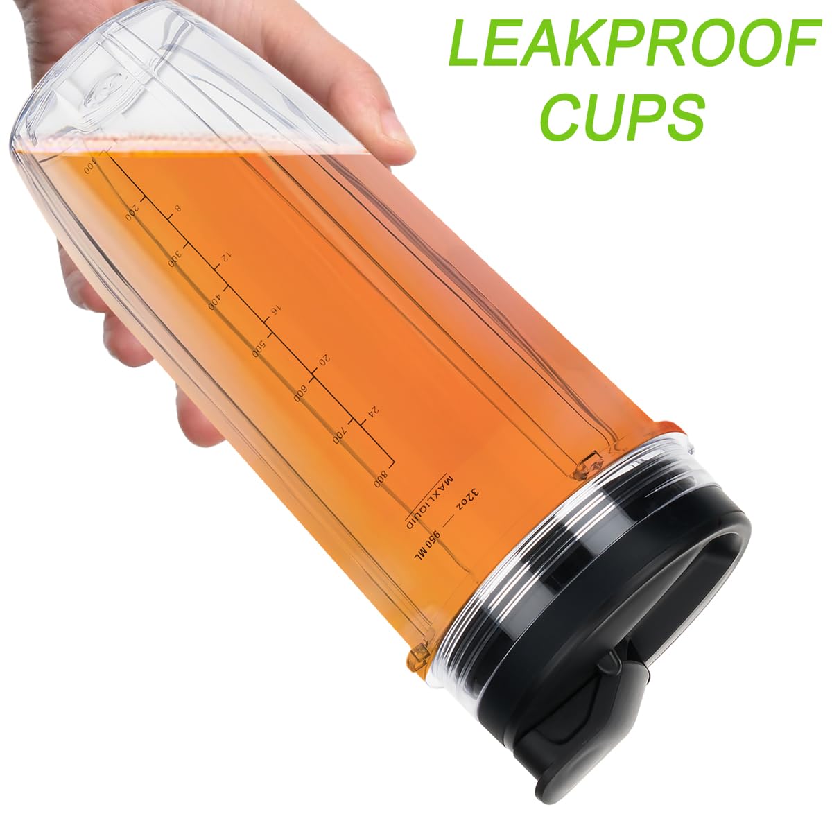 ABTER 32 oz cup for Ninja BL450 series, durable and clear Tritan.