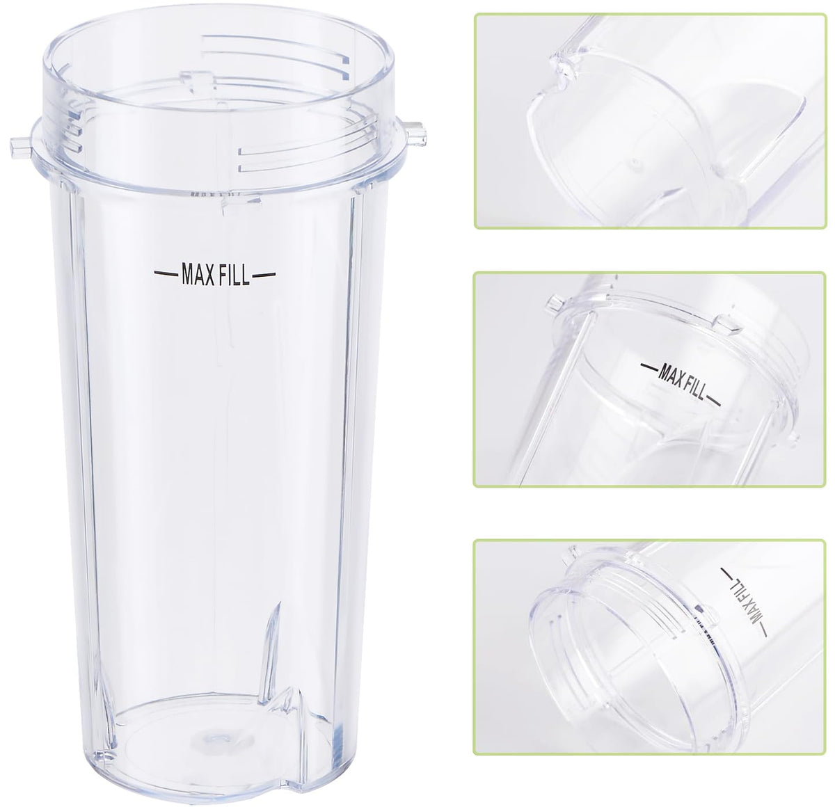 ABTER dishwasher-safe and microwave-safe cups for easy cleanup.