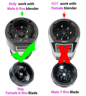 ABTER Ninja blade compatibility check visuals aid correct replacement fit.