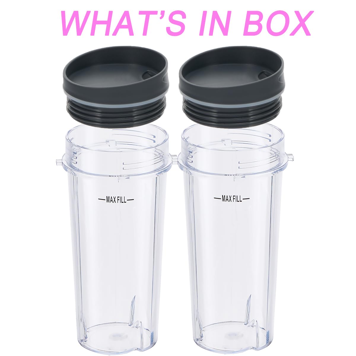 ABTER Ninja-compatible 16oz cup supports versatile smoothies and shakes.