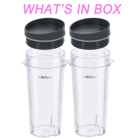 ABTER Ninja-compatible 16oz cup supports versatile smoothies and shakes.