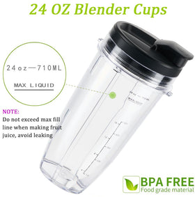 ABTER Tritan BPA-free cup offers durable clarity for everyday blending.
