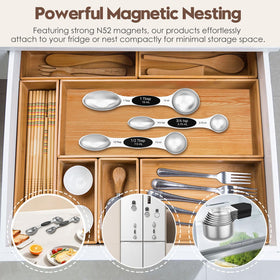 Abtrino complete 15-piece set with leveler for accurate measuring.