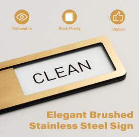 Abudada dishwasher magnet sign clean indicator promotes timely unloading