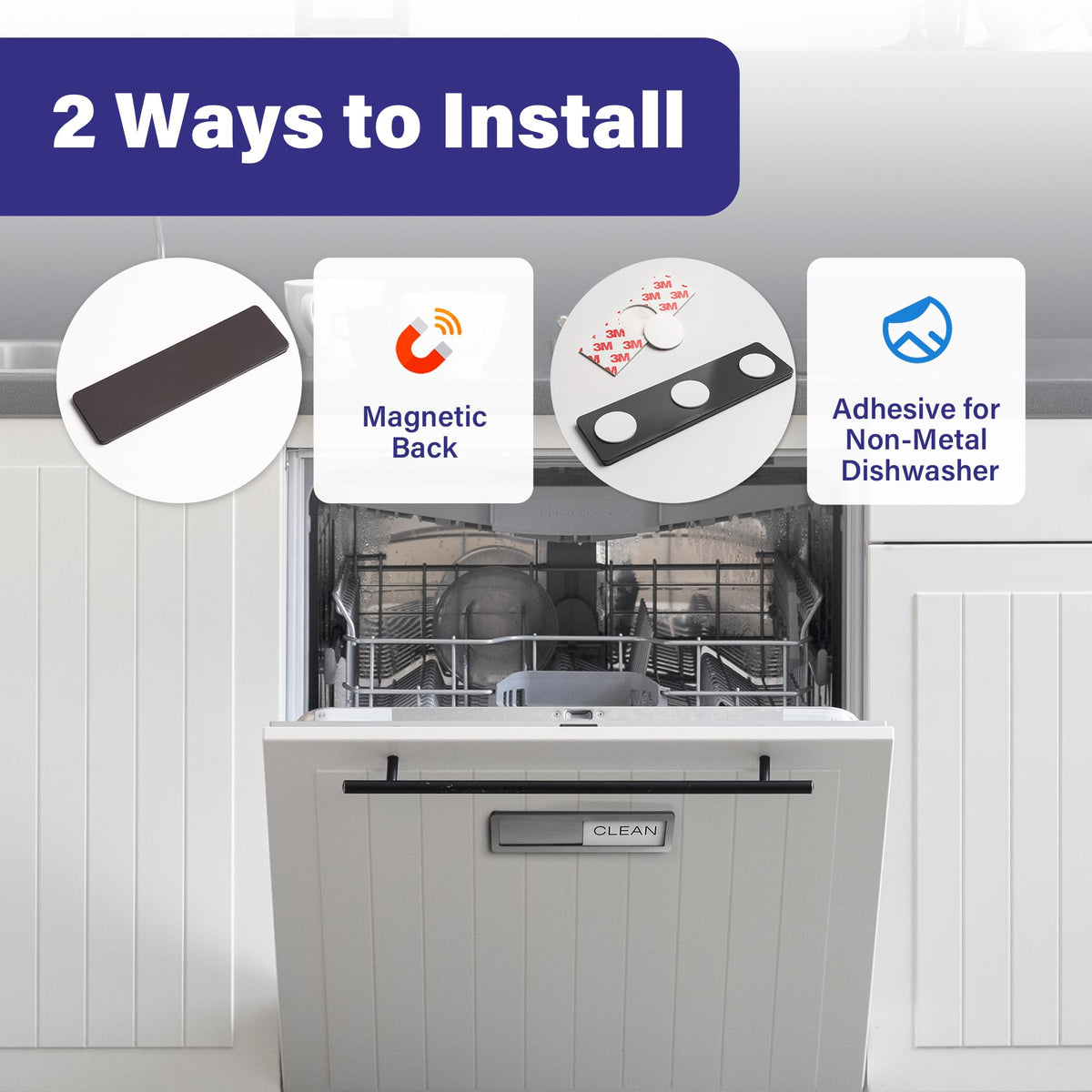 Abudada dishwasher magnet with stainless steel body for durability
