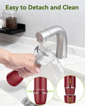 Abuler ergonomic non-slip handle for comfortable blending control