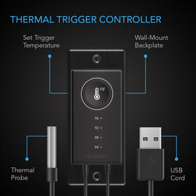 AC Infinity Controller 1 USB fan control setup for quiet, reliable device cooling.