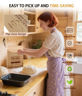 Acasimo oven liners in square sheets offering heat resistance up to 450°F