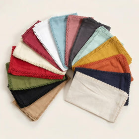Economy 12-pack provides coordinated textiles for events and family dinners.