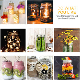 Accguan dishwasher-safe glass jar for easy cleaning and reuse